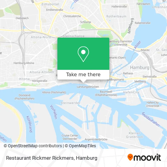 Карта Restaurant Rickmer Rickmers