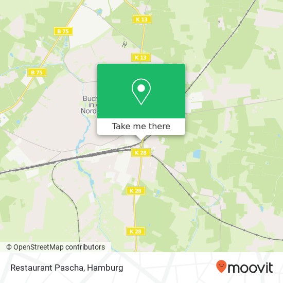 Restaurant Pascha map