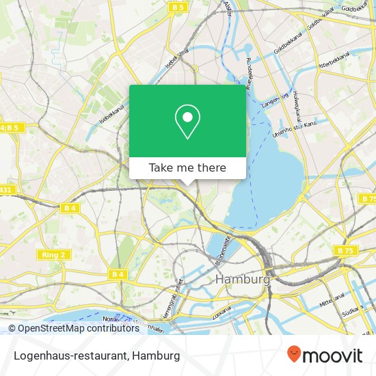 Logenhaus-restaurant map