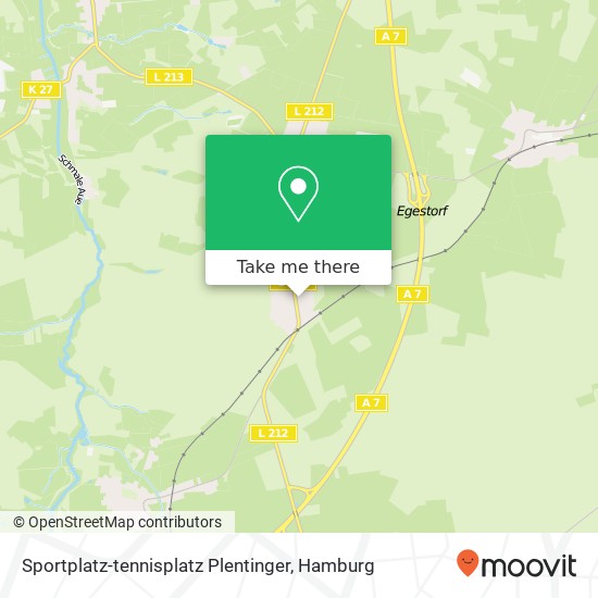 Sportplatz-tennisplatz Plentinger map