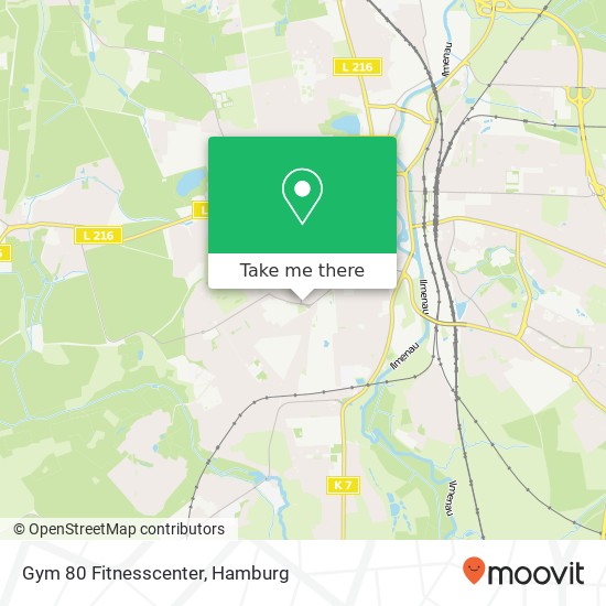 Gym 80 Fitnesscenter map