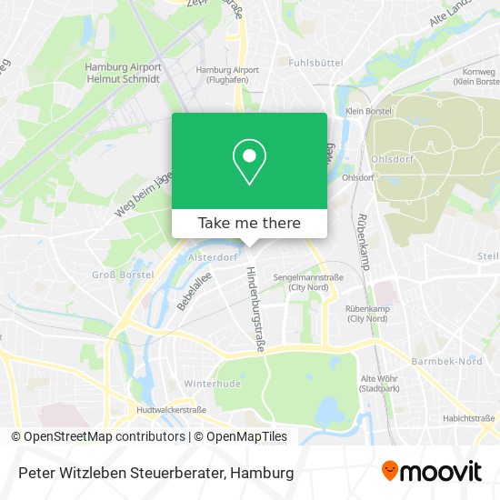 Peter Witzleben Steuerberater map