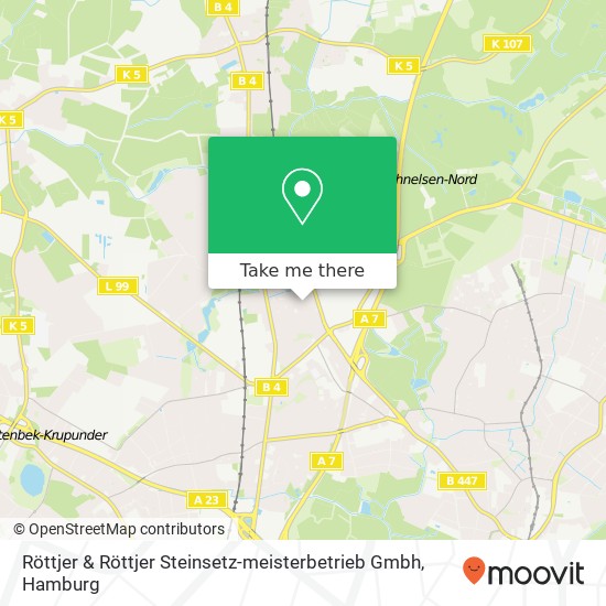 Röttjer & Röttjer Steinsetz-meisterbetrieb Gmbh map