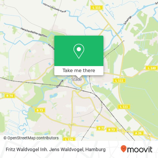 Карта Fritz Waldvogel Inh. Jens Waldvogel
