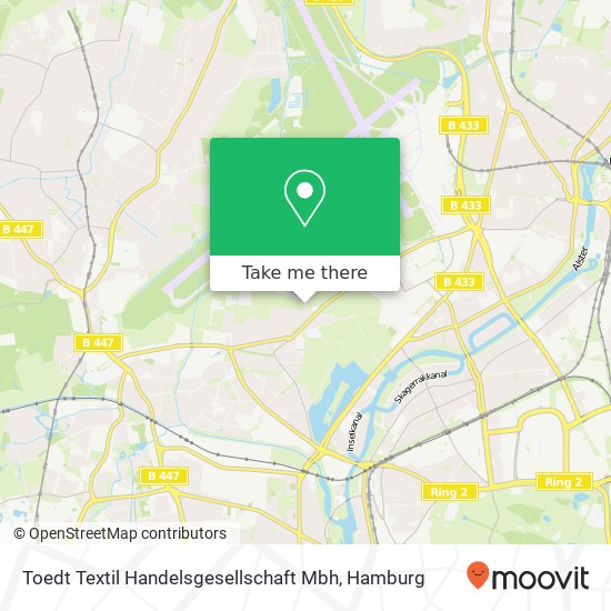 Toedt Textil Handelsgesellschaft Mbh map