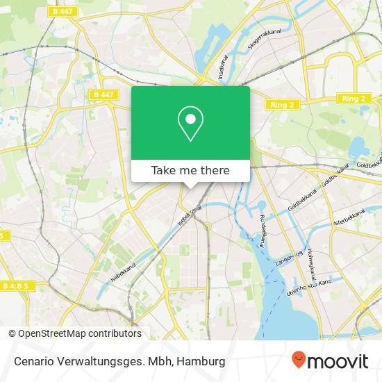 Cenario Verwaltungsges. Mbh map