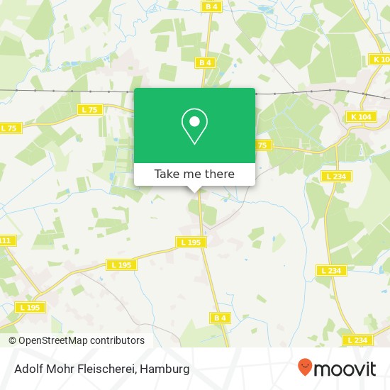 Карта Adolf Mohr Fleischerei