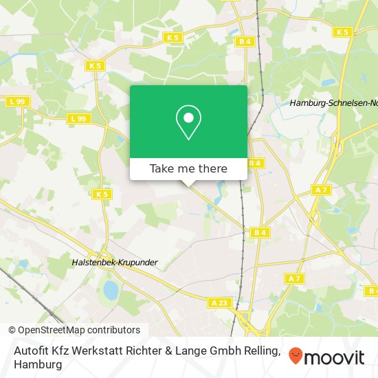 Autofit Kfz Werkstatt Richter & Lange Gmbh Relling map