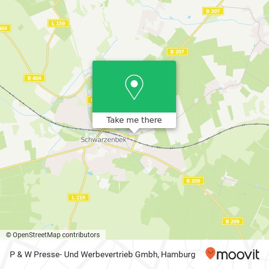 P & W Presse- Und Werbevertrieb Gmbh map