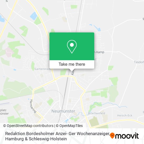 Redaktion Bordesholmer Anzei- Ger Wochenanzeiger map