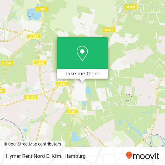 Карта Hymer Rent Nord E. Kfm.