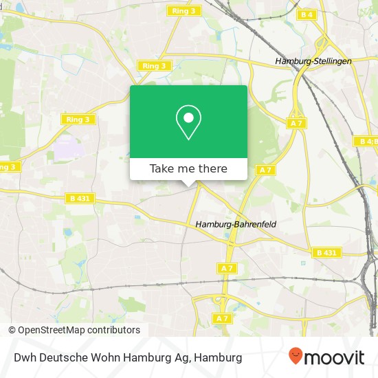 Карта Dwh Deutsche Wohn Hamburg Ag