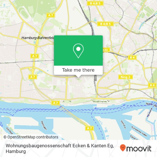 Карта Wohnungsbaugenossenschaft Ecken & Kanten Eg