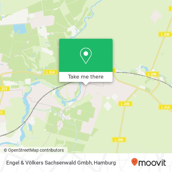 Engel & Völkers Sachsenwald Gmbh map