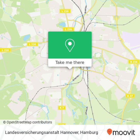 Landesversicherungsanstalt Hannover map