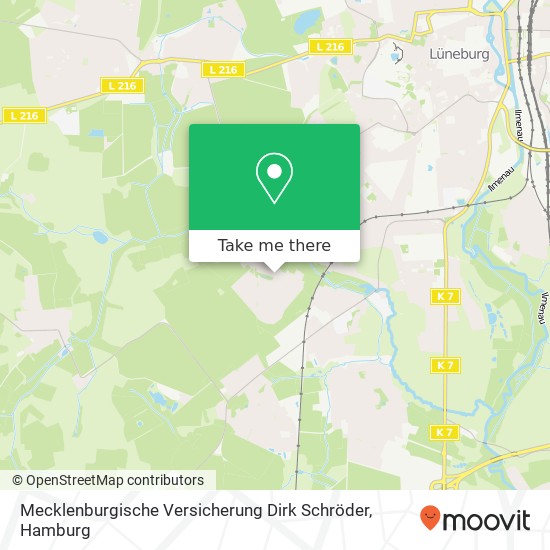 Карта Mecklenburgische Versicherung Dirk Schröder