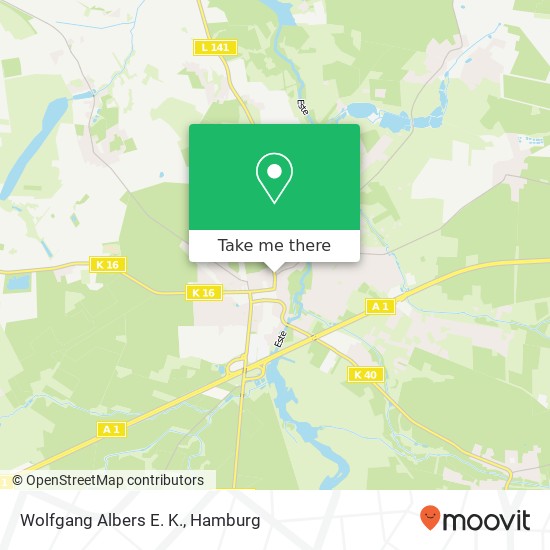 Wolfgang Albers E. K. map