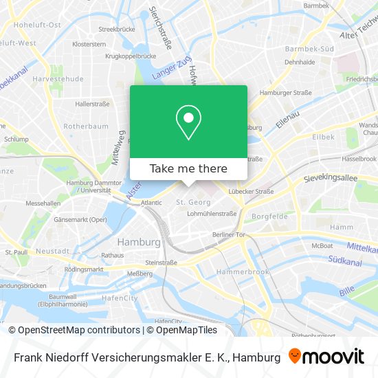Frank Niedorff Versicherungsmakler E. K. map