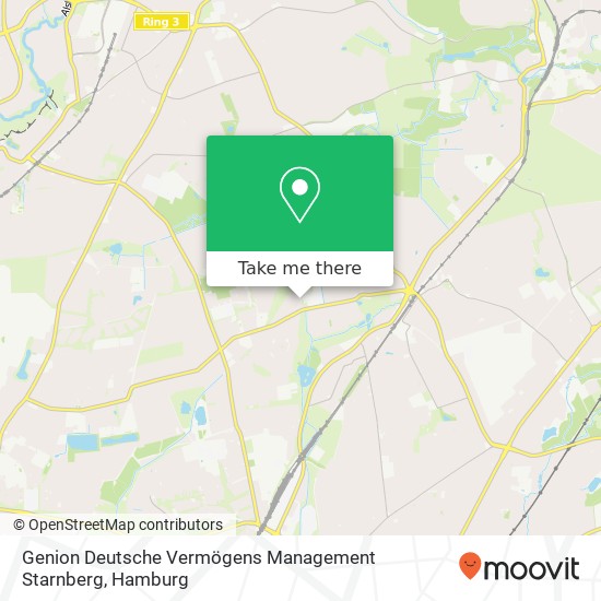 Genion Deutsche Vermögens Management Starnberg map