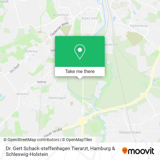 Dr. Gert Schack-steffenhagen Tierarzt map