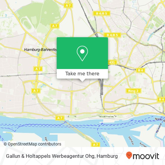 Gallun & Holtappels Werbeagentur Ohg map