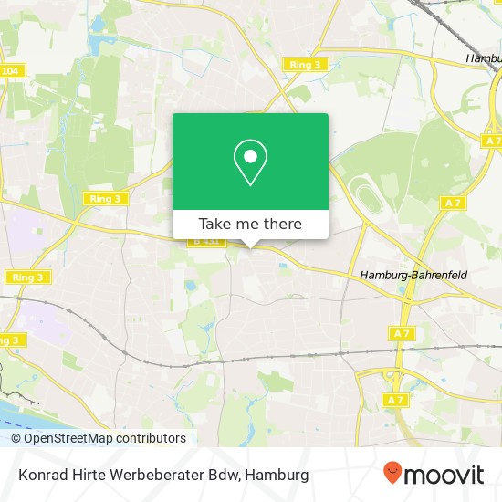 Konrad Hirte Werbeberater Bdw map