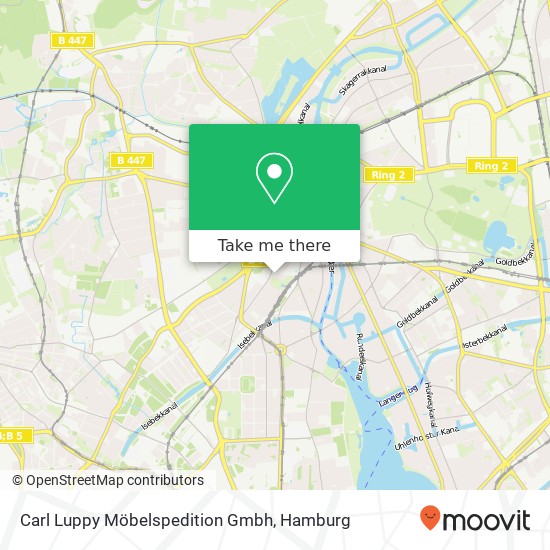 Carl Luppy Möbelspedition Gmbh map