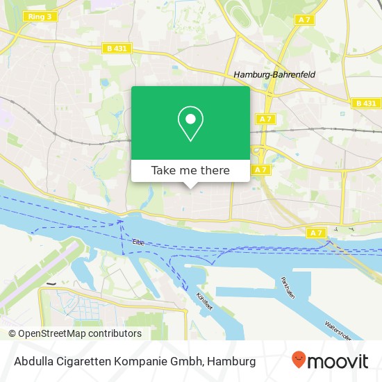 Abdulla Cigaretten Kompanie Gmbh map