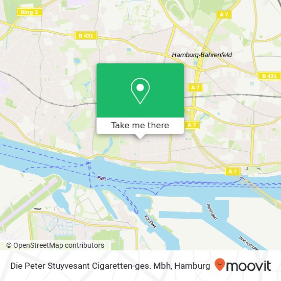 Карта Die Peter Stuyvesant Cigaretten-ges. Mbh
