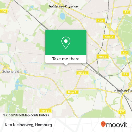 Карта Kita Kleiberweg