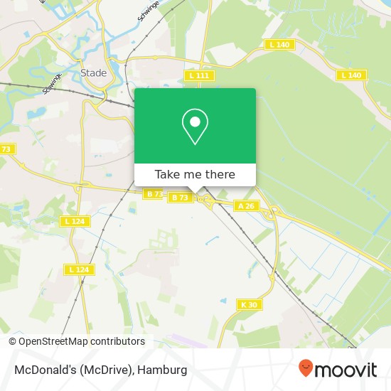 McDonald's (McDrive) map