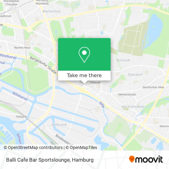 Balli Cafe Bar Sportslounge map