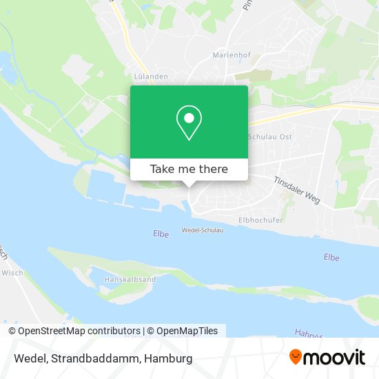 Карта Wedel, Strandbaddamm