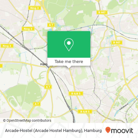 Arcade-Hostel (Arcade Hostel Hamburg) map