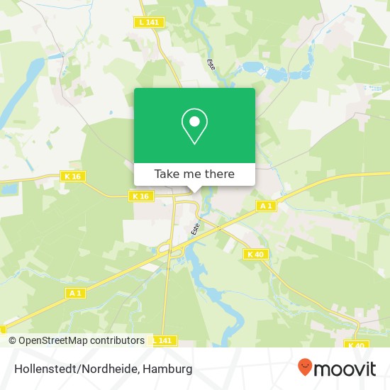 Hollenstedt/Nordheide map