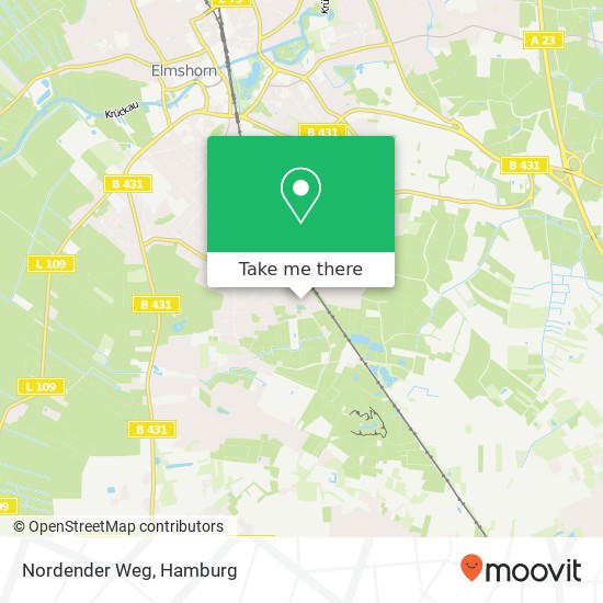 Nordender Weg map