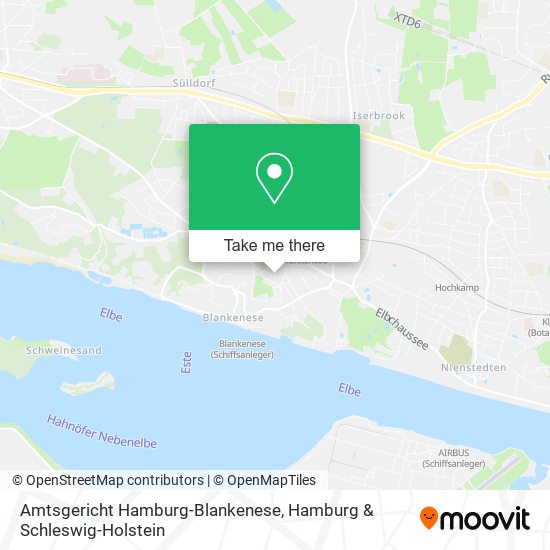 Amtsgericht Hamburg-Blankenese map