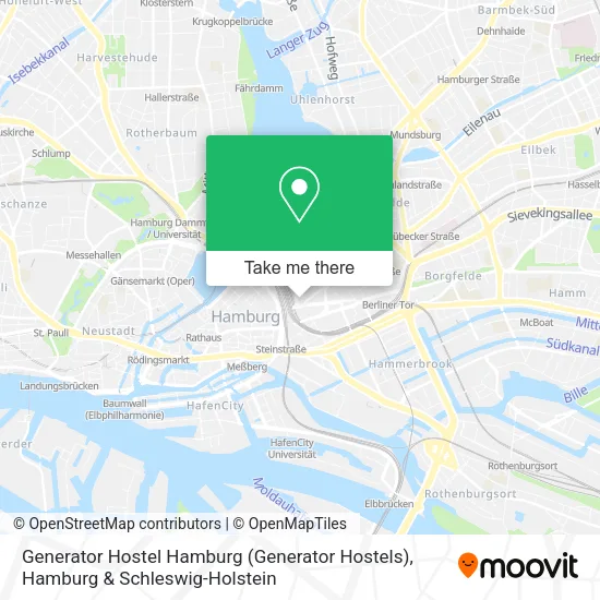 Карта Generator Hostel Hamburg (Generator Hostels)