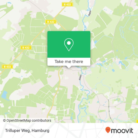 Карта Trilluper Weg