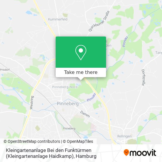 Kleingartenanlage Bei den Funktürmen (Kleingartenanlage Haidkamp) map
