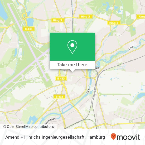 Карта Amend + Hinrichs Ingenieurgesellschaft