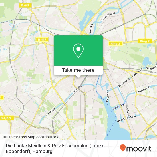 Карта Die Locke Meidlein & Pelz Friseursalon (Locke Eppendorf)
