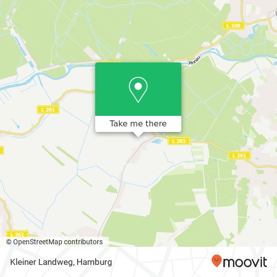 Kleiner Landweg map