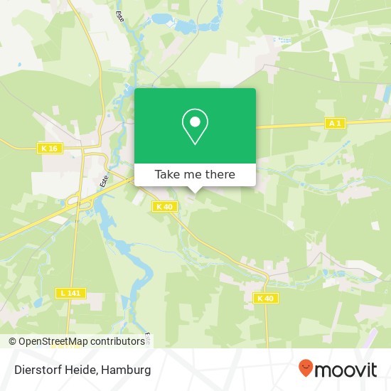 Dierstorf Heide map