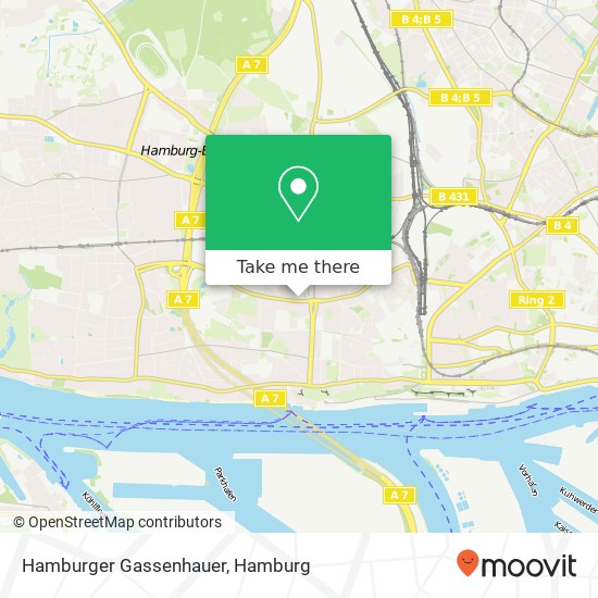Карта Hamburger Gassenhauer