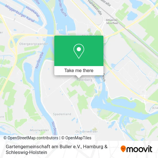 Карта Gartengemeinschaft am Buller e.V.
