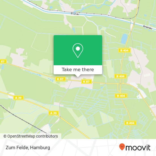 Zum Felde map