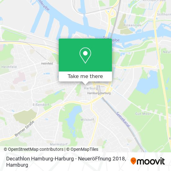 Decathlon Hamburg-Harburg - NeueröFfnung 2018 map