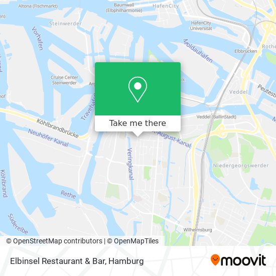 Elbinsel Restaurant & Bar map