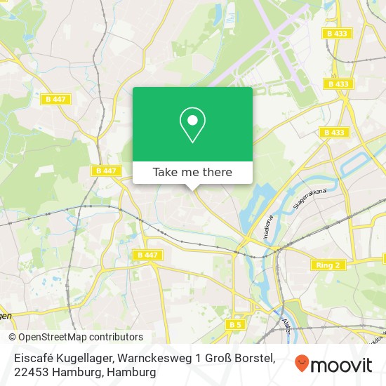 Eiscafé Kugellager, Warnckesweg 1 Groß Borstel, 22453 Hamburg map